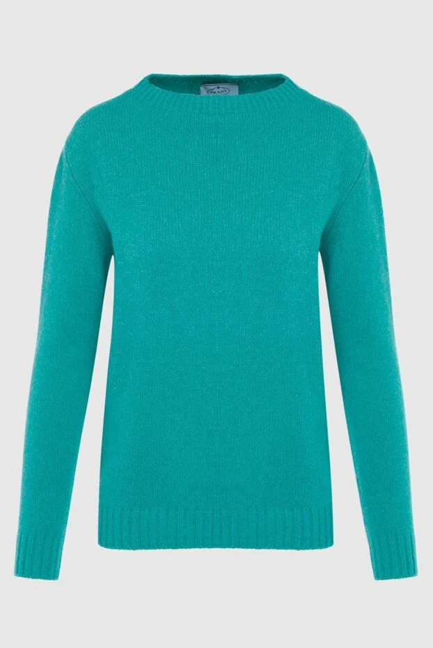 Prada woman green wool and cashmere jumper for women купить с ценами и фото 163866 - photo 1