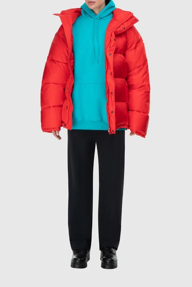 Balenciaga woman down jacket made of polyamide and polyester red for women купить с ценами и фото 163887 - photo 2