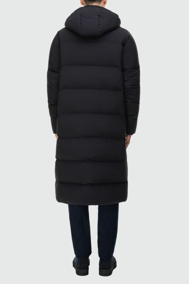 Moorer мужской длинный пуховик чёрный с капюшоном

 163947 - фото 3