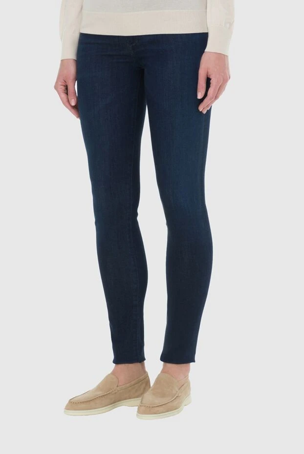 Citizens of Humanity woman women's blue wide-leg jeans made of cotton and lyocell 181083 - photo 3