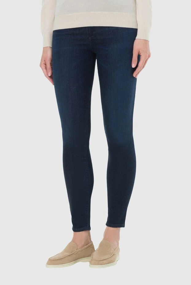 Citizens of Humanity woman women's blue wide-leg jeans made of cotton and lyocell 181083 - photo 3