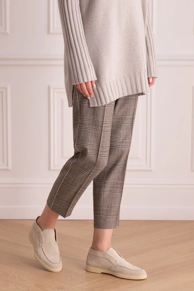 Peserico уэльс ханзадасы серпімді белі және қысқартылған ұзындығы бар шалбар
 164057 - фото 3