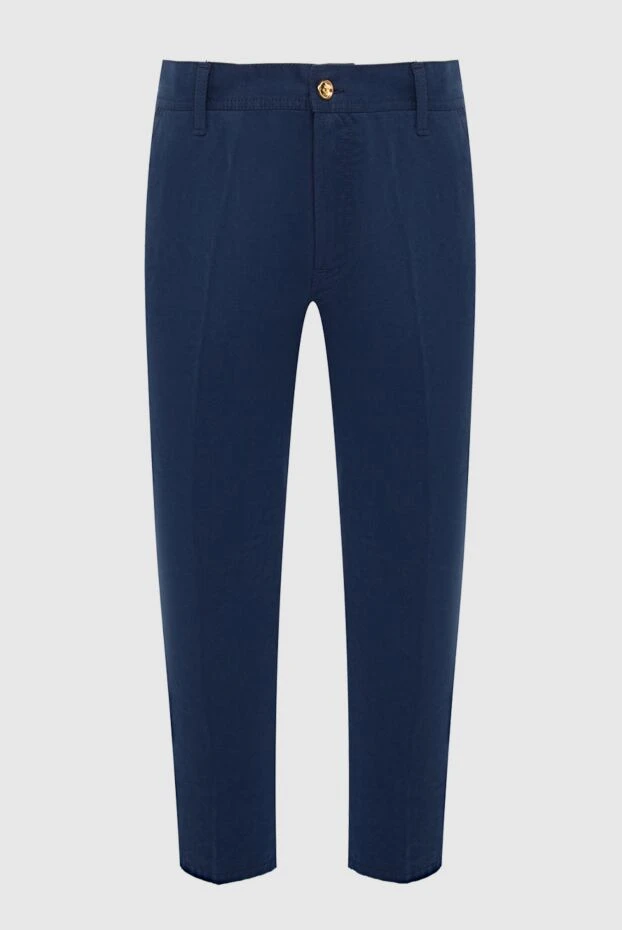 Stefano Ricci джинсы из хлопка и эластана синие мужские 164101 - фото 1