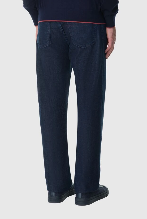 Stefano Ricci джинсы тёмно-синего цвета из эластичного денима 164104 - фото 3