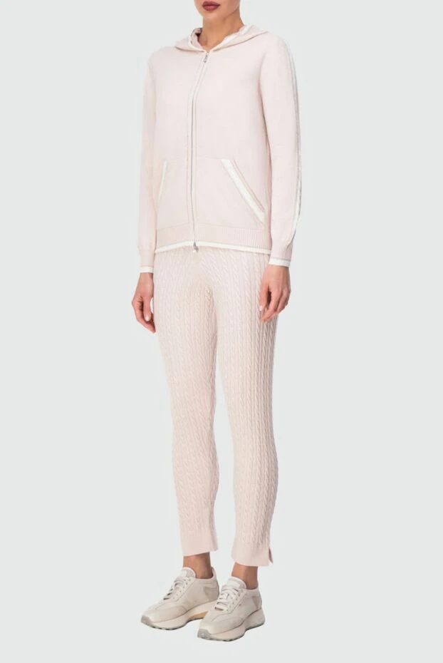 D.Exterior cozy pink women's suit with pockets and zipper
 164157 - photo 3