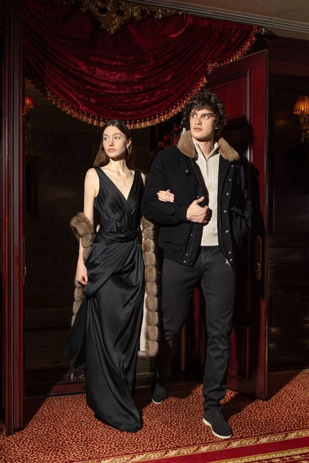 Dior floor length dress with black silk draping
 164177 - photo 2