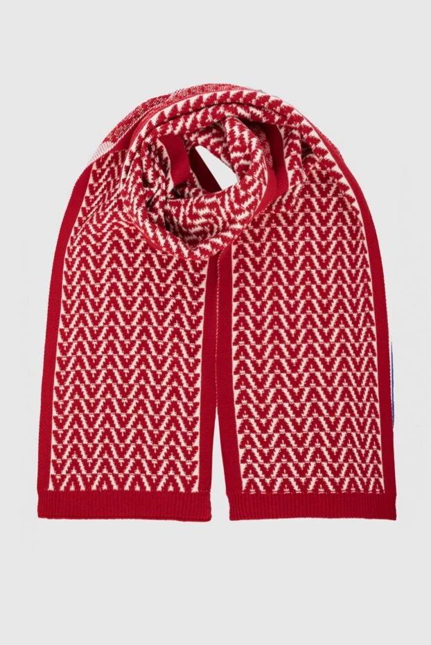 Valentino woman red wool and cashmere scarf for women купить с ценами и фото 164195 - photo 1