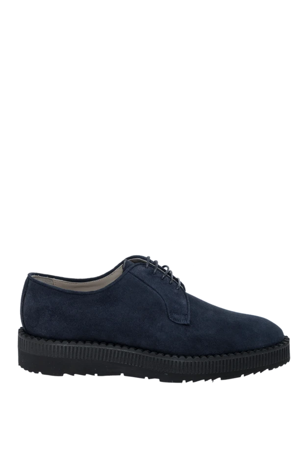 Kiton man blue suede men's shoes купить с ценами и фото 164230 - photo 1