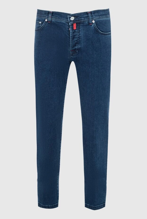 Kiton man blue cotton jeans for men купить с ценами и фото 164252 - photo 1