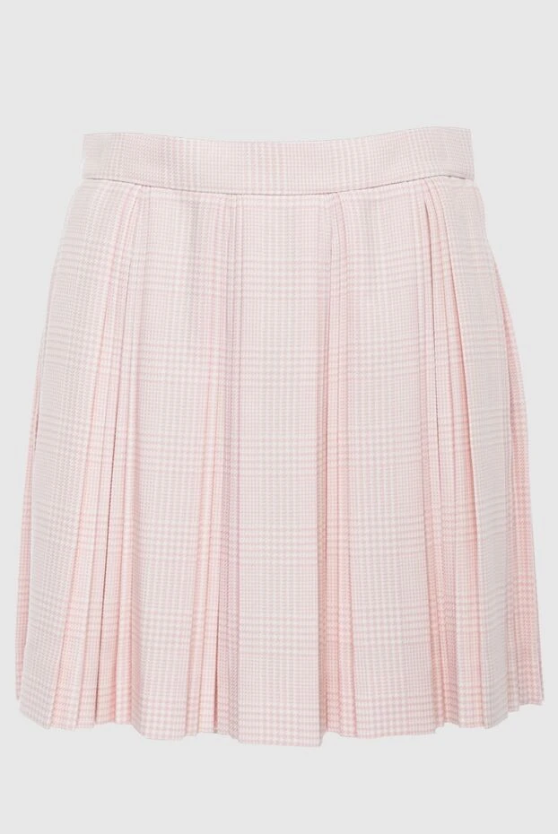 Balmain woman pink polyester and wool skirt for women купить с ценами и фото 164334 - photo 1