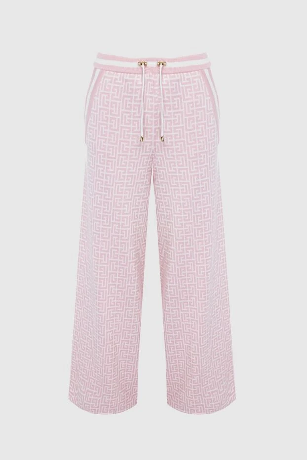 Balmain woman pink trousers for women купить с ценами и фото 164341 - photo 1