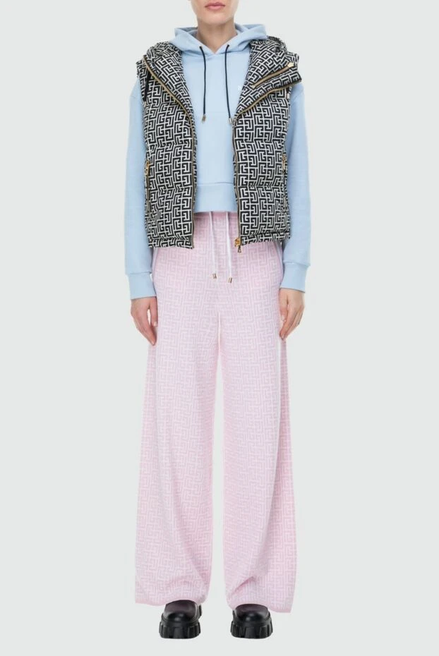 Balmain woman pink trousers for women купить с ценами и фото 164341 - photo 2