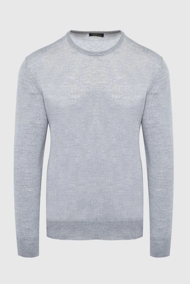 Cesare di Napoli man wool jumper gray for men купить с ценами и фото 164395 - photo 1