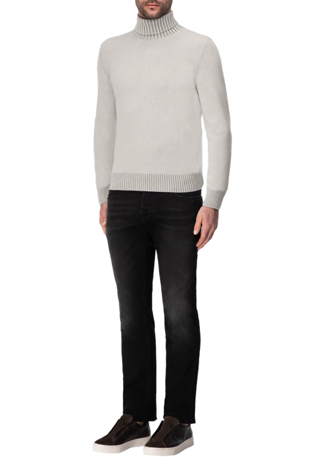 Gran Sasso man golf men's cashmere gray купить с ценами и фото 164438 - photo 2