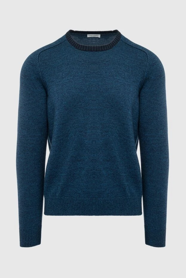 Gran Sasso man wool jumper blue for men купить с ценами и фото 164449 - photo 1