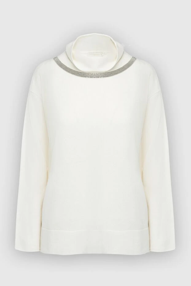 Fabiana Filippi woman white jumper for women купить с ценами и фото 164476 - photo 1