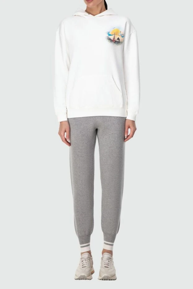 Fabiana Filippi woman gray trousers for women купить с ценами и фото 164513 - photo 2