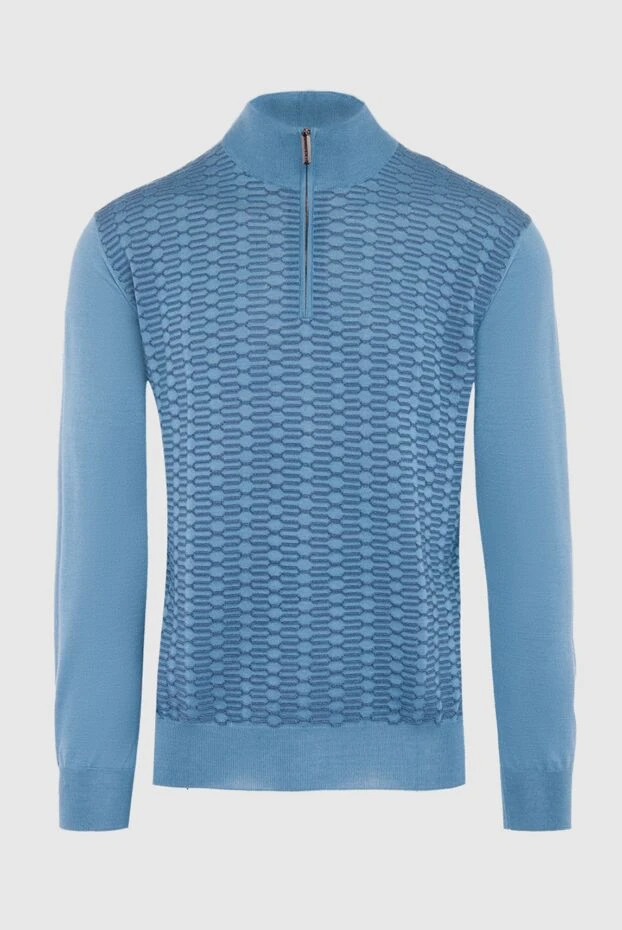 Stefano Ricci тройер из кашемира и шелка голубой мужской 164529 - фото 1