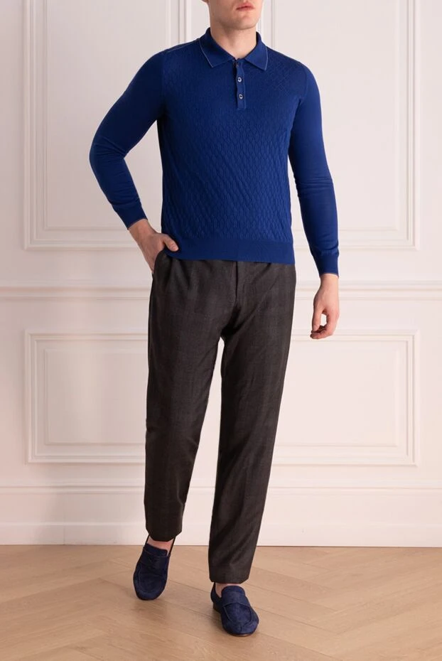 PT01 (Pantaloni Torino) man gray wool trousers for men купить с ценами и фото 164566 - photo 2