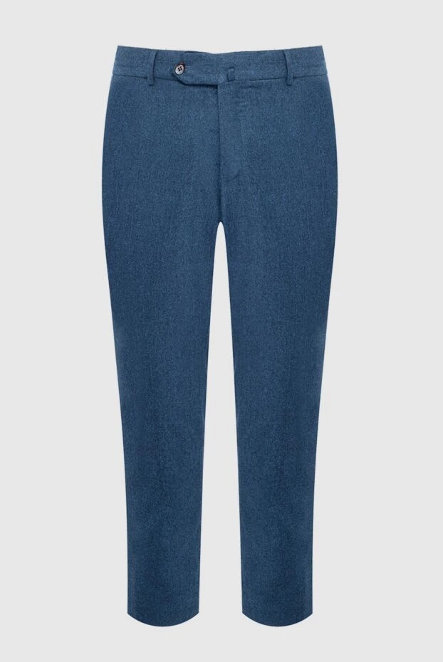 PT01 (Pantaloni Torino) man men's blue wool trousers купить с ценами и фото 164568 - photo 1