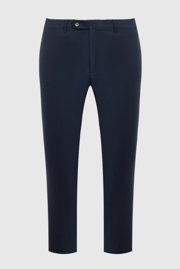 PT01 (Pantaloni Torino) man men's blue wool trousers купить с ценами и фото 164573 - photo 1