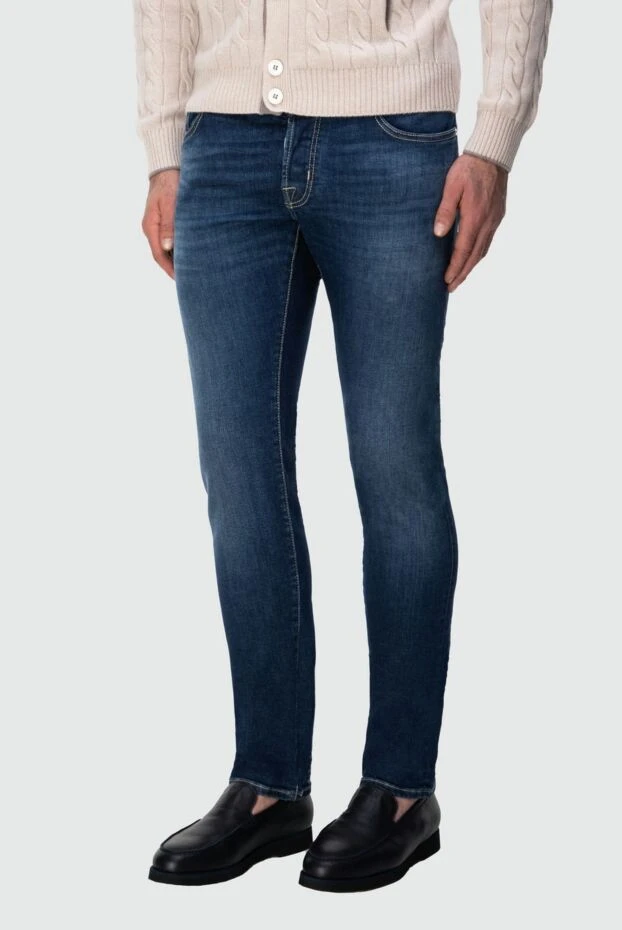 Jacob Cohen мужские джинсы slim fit из эластичного хлопкового денима
 164591 - фото 3