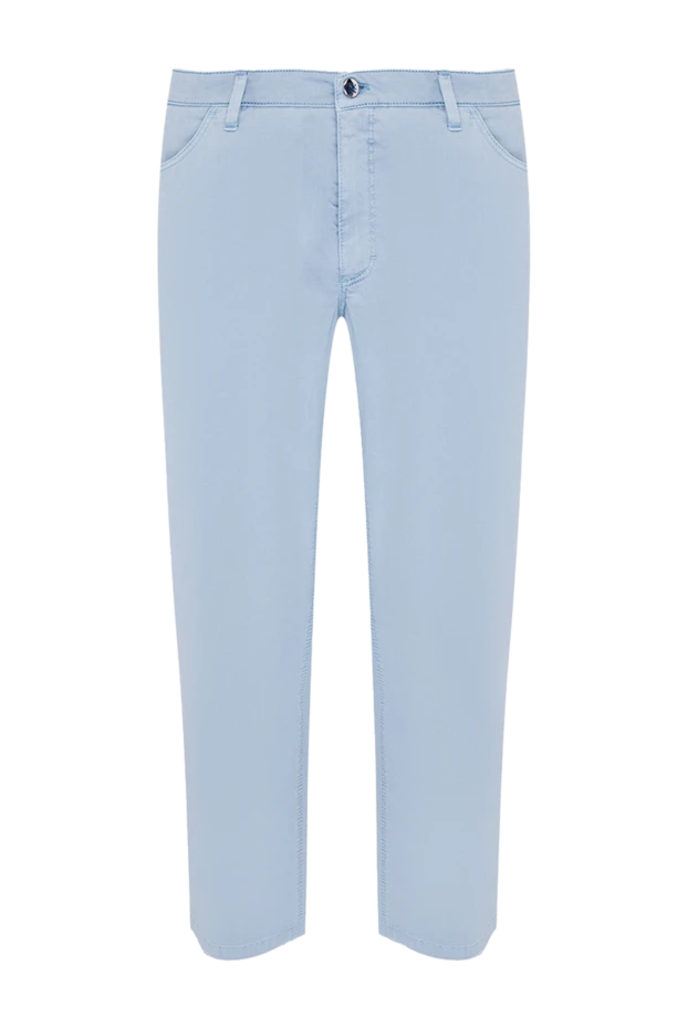 Zilli man blue cotton jeans for men купить с ценами и фото 164663 - photo 1