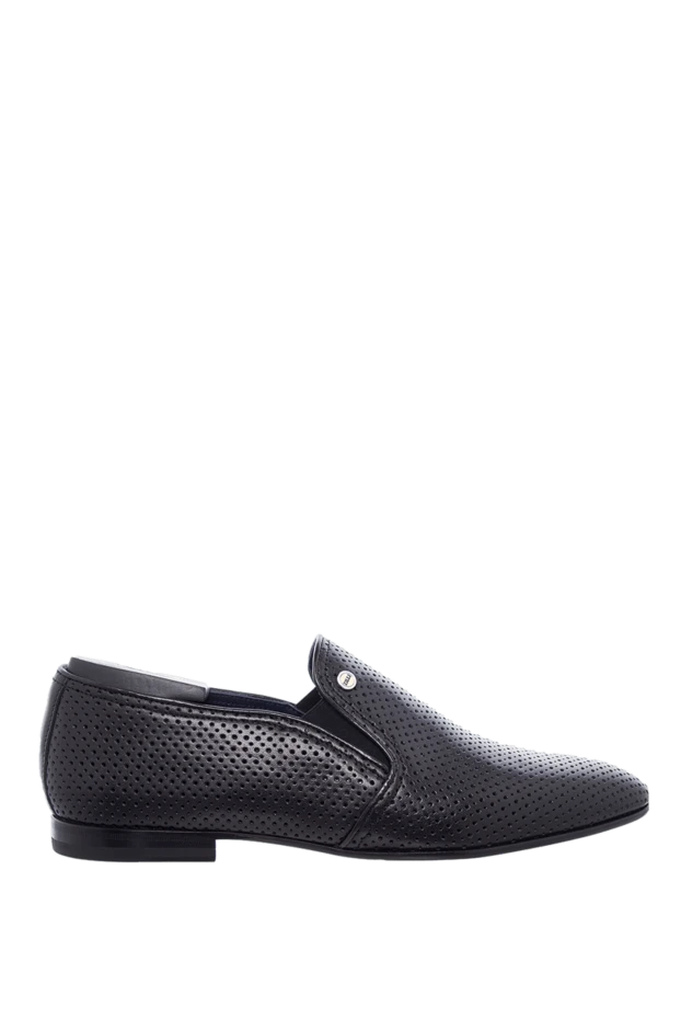 Zilli man black leather loafers for men купить с ценами и фото 164695 - photo 1