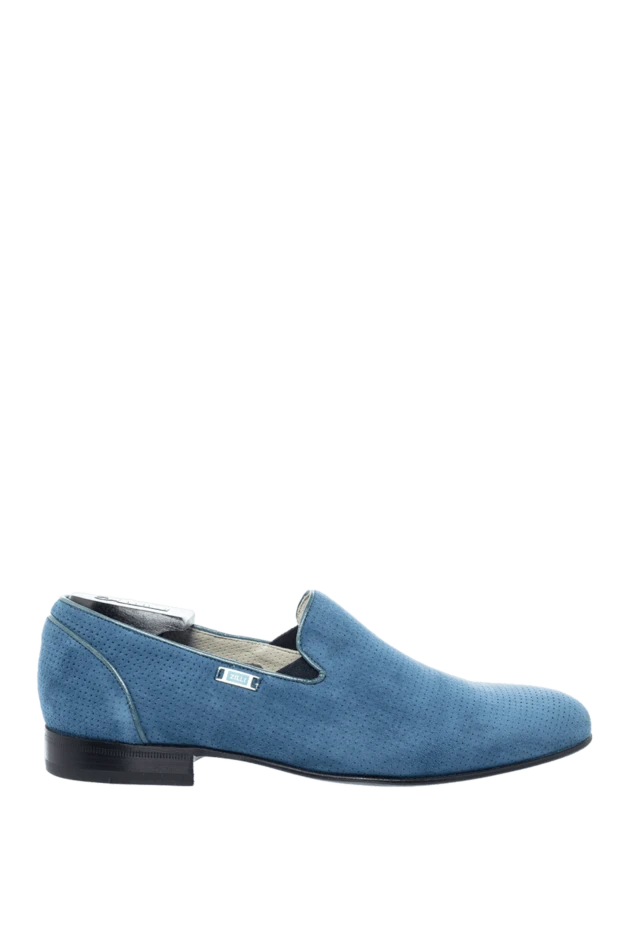 Zilli man blue nubuck loafers for men купить с ценами и фото 164739 - photo 1