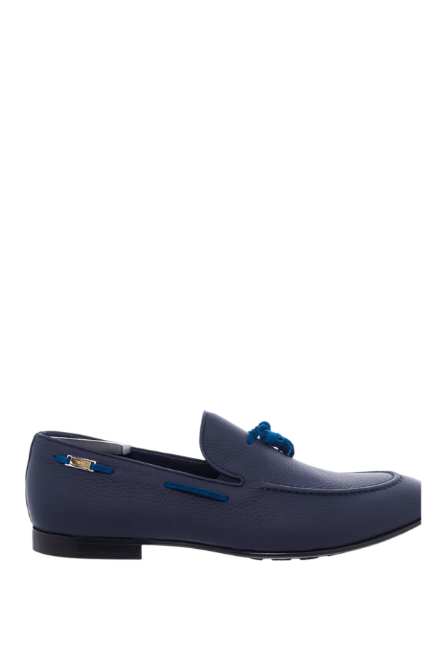 Zilli man blue nubuck loafers for men купить с ценами и фото 164743 - photo 1