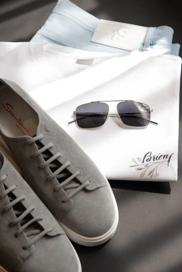 Ерлерге арналған ақ мақта-матадан жасалған жейде
- фото 2