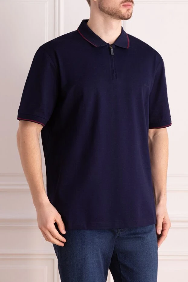 Zilli man cotton polo blue for men 164807 - photo 3