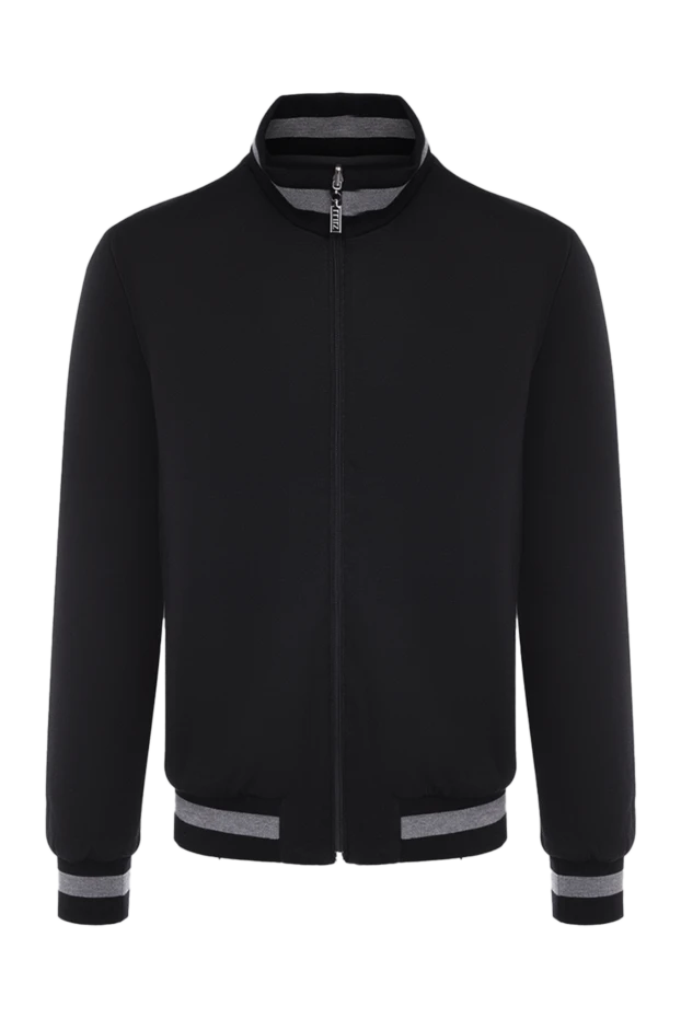 Zilli man black sports jacket for men купить с ценами и фото 164778 - photo 1