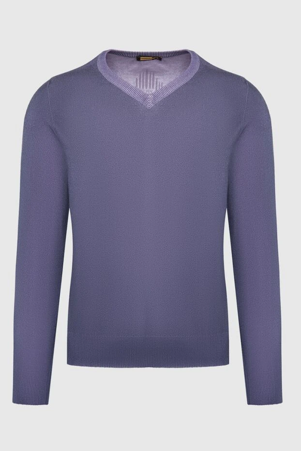 Zilli man cashmere and silk jumper purple for men купить с ценами и фото 164945 - photo 1