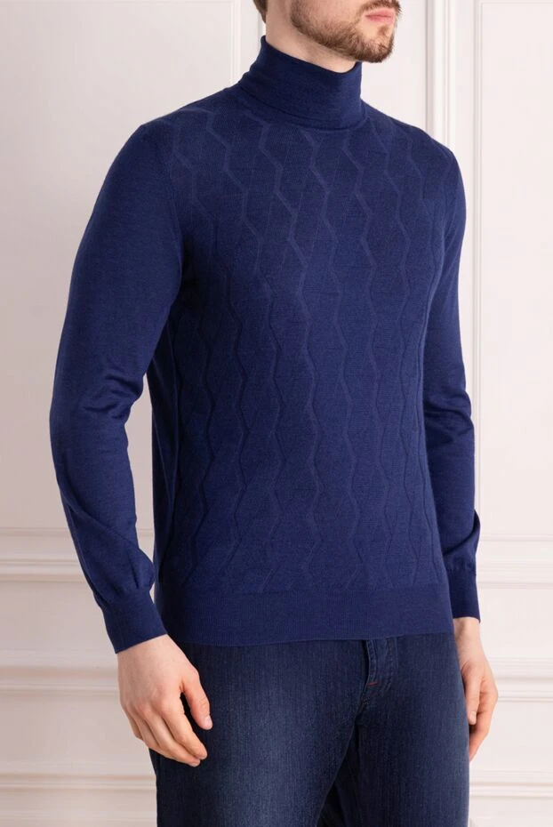 Zilli man black cashmere and silk jumper for men 150625 - photo 3