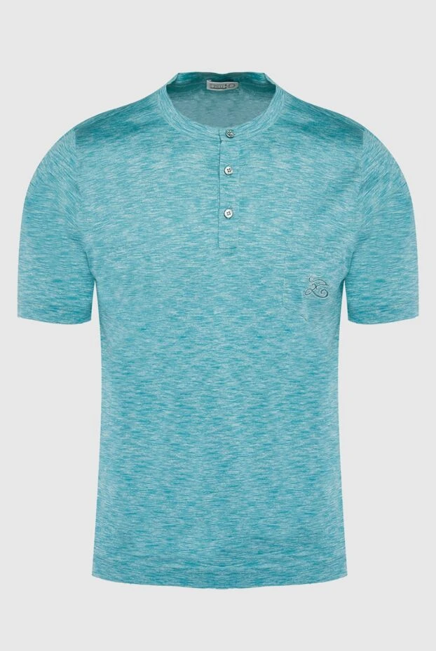 Zilli man silk polo green for men купить с ценами и фото 165010 - photo 1