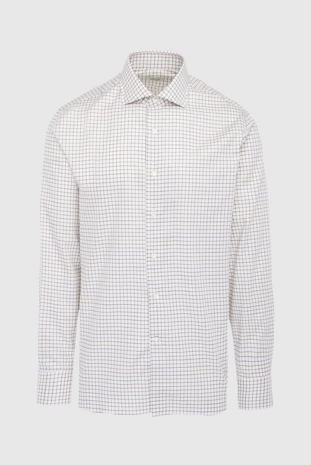 Alessandro Gherardi man white cotton shirt for men купить с ценами и фото 165022 - photo 1