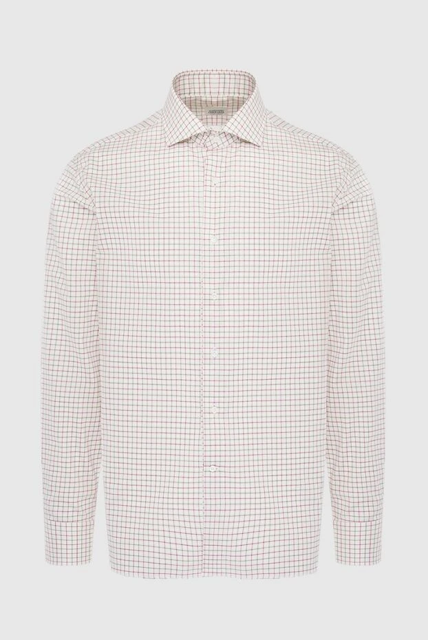 Alessandro Gherardi man white cotton shirt for men купить с ценами и фото 165023 - photo 1