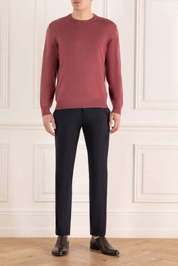 Dalmine man wool jumper pink for men купить с ценами и фото 165181 - photo 2