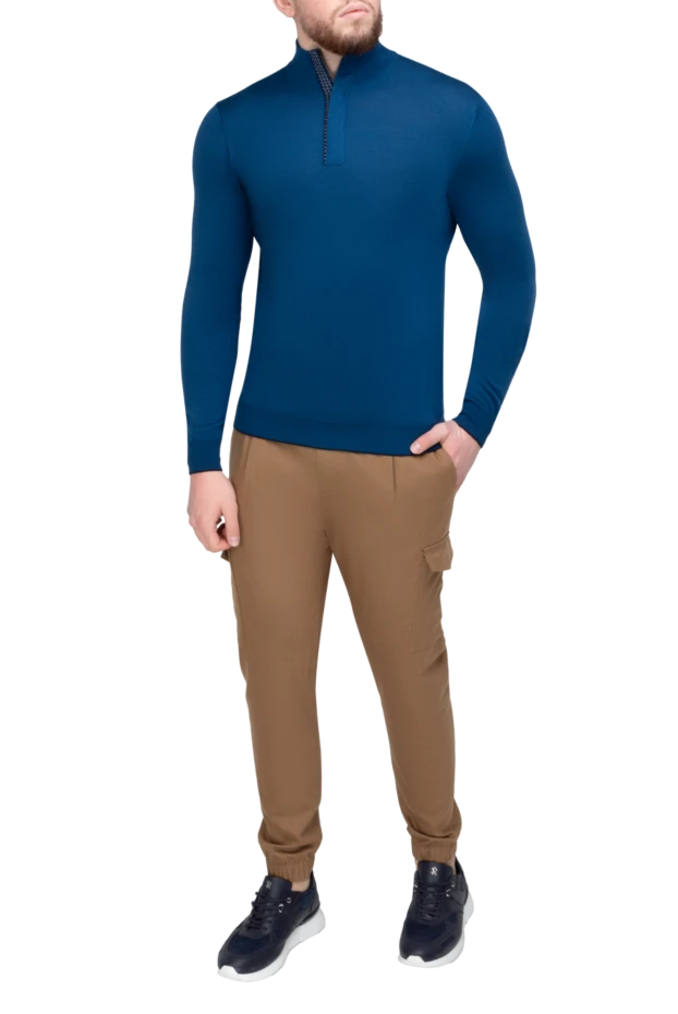 Dalmine man wool troyer blue for men купить с ценами и фото 165222 - photo 2