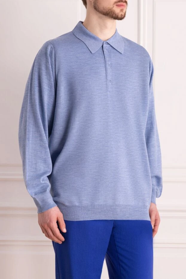 Dalmine поло из мягкой шерсти с застёжкой на пуговицах и ровной посадкой
 165252 - фото 3