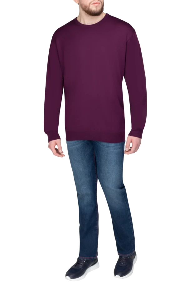 Dalmine man violet wool jumper for men купить с ценами и фото 165256 - photo 2