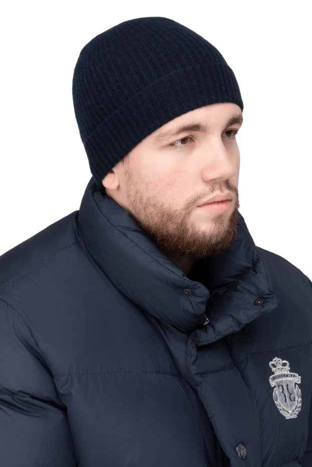 Malo man cashmere hat blue for men купить с ценами и фото 165279 - photo 2