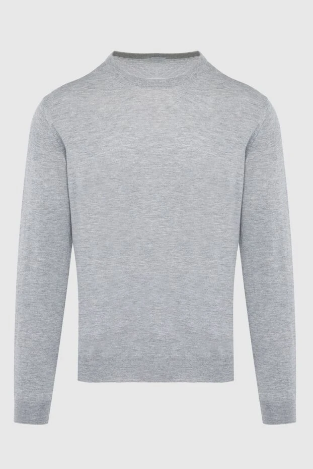 Malo man cashmere and silk jumper gray for men купить с ценами и фото 165301 - photo 1