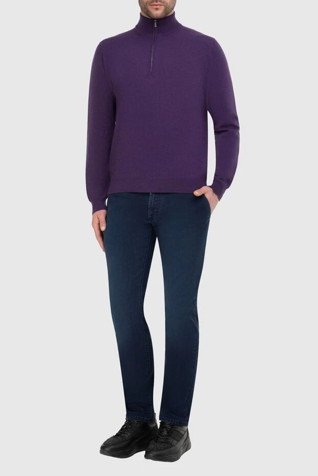 Malo man cashmere troyer purple for men купить с ценами и фото 165312 - photo 2