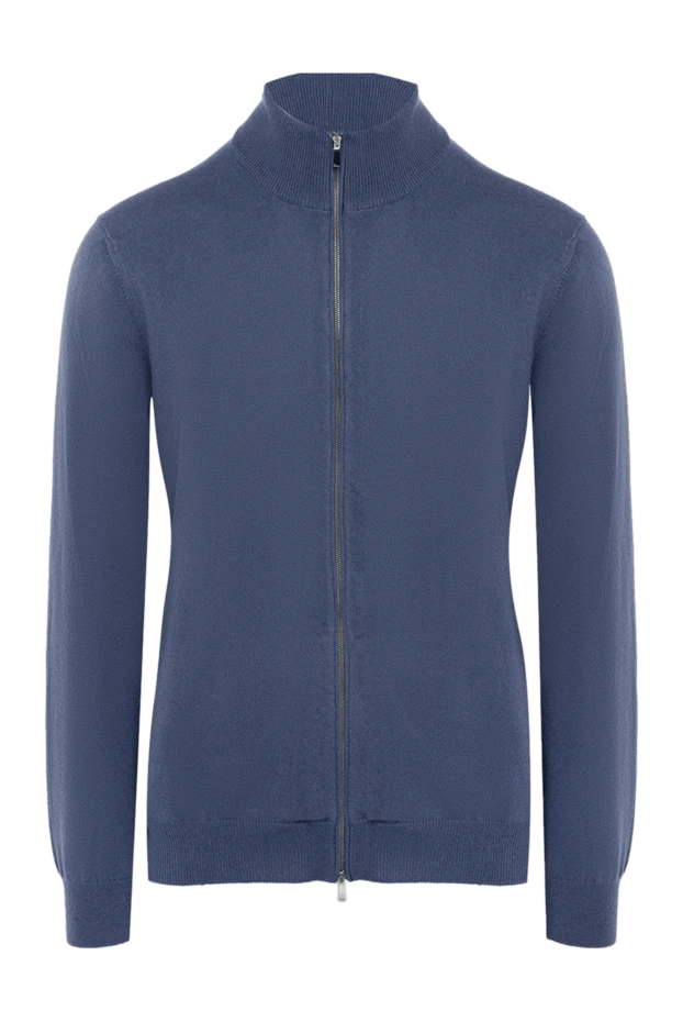 Malo man men's cashmere cardigan blue купить с ценами и фото 165322 - photo 1