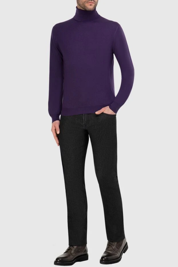 Malo man cashmere men's golf purple купить с ценами и фото 165328 - photo 2