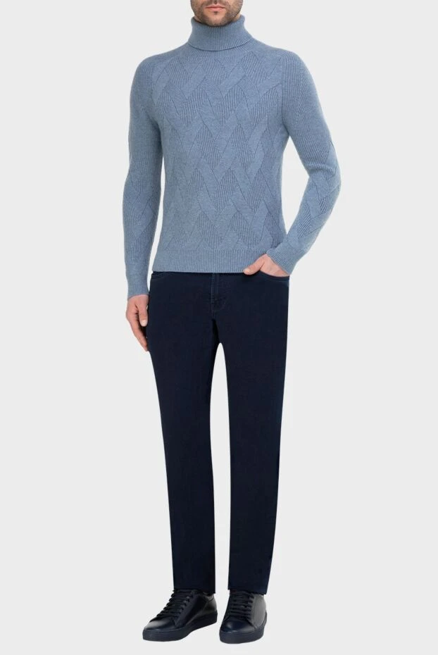 Malo man golf men's cashmere blue купить с ценами и фото 165344 - photo 2