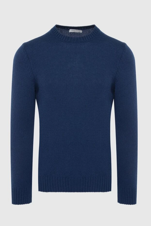 Gran Sasso man wool jumper blue for men купить с ценами и фото 165357 - photo 1