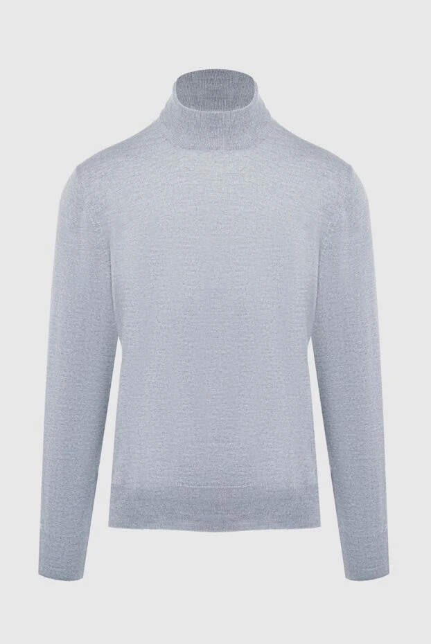 Gran Sasso man men's jumper with a high stand-up collar made of wool, gray купить с ценами и фото 165372 - photo 1